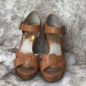 Tan wedges